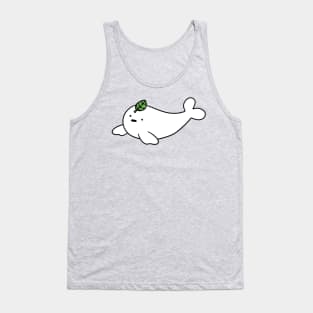 Green Leaf Harp Seal Tank Top